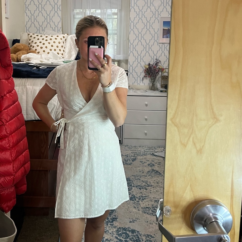 White dress